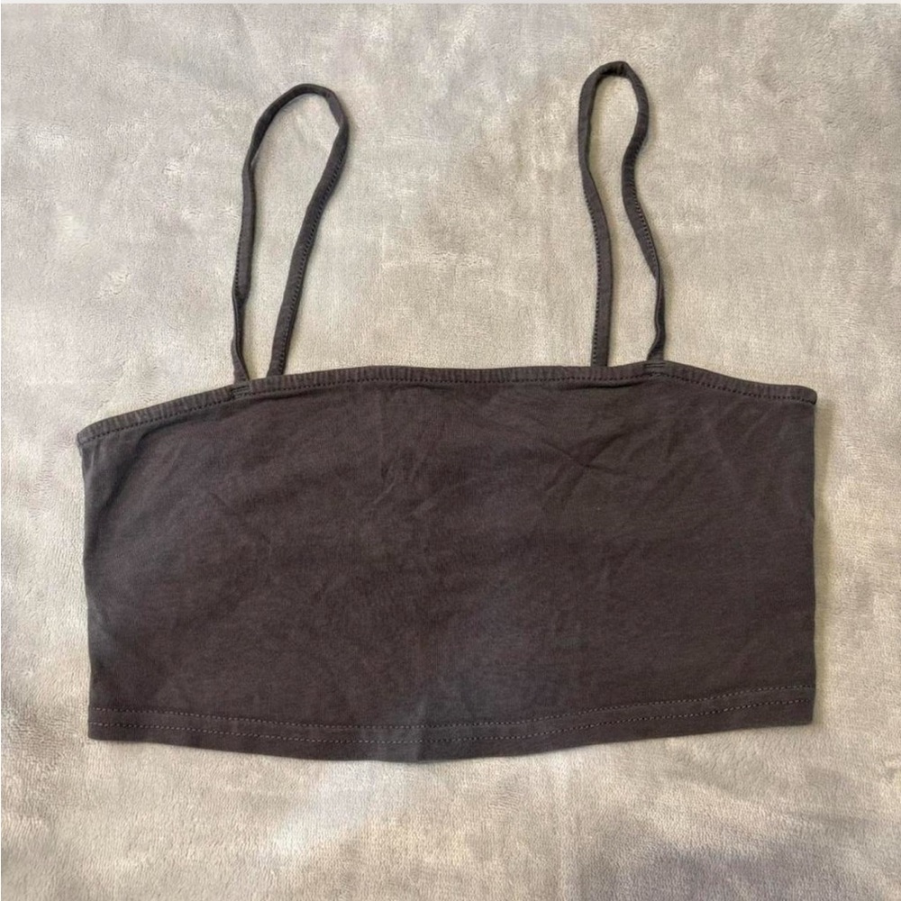 H&M Divided Gray Basic Top